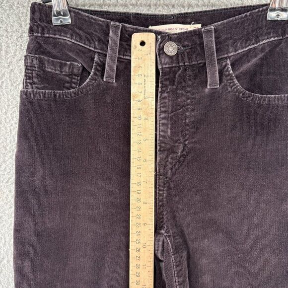 Levi’s 724 High Rise Straight Corduroy Pants Brown Size 25 - Picture 5 of 12